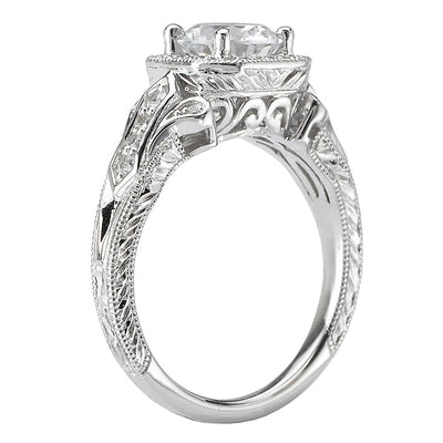 Vintage Semi-Mount Diamond Ring