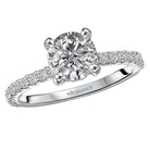 classic semi-mount diamond ring