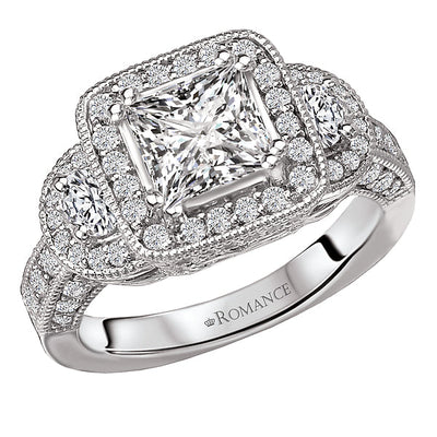 semi-mount diamond ring