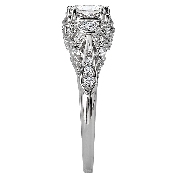 Vintage Semi-Mount Diamond Ring