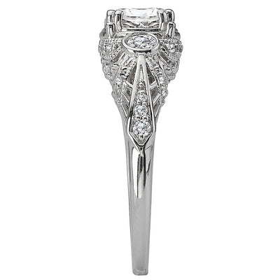 Vintage Semi-Mount Diamond Ring