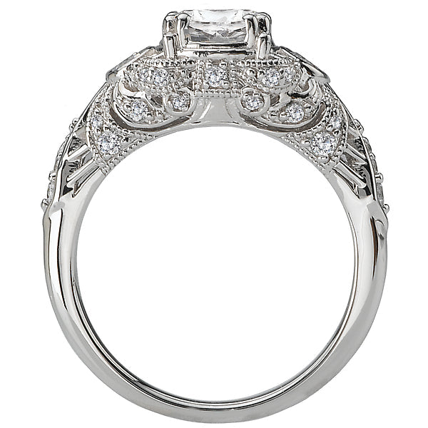 Vintage Semi-Mount Diamond Ring
