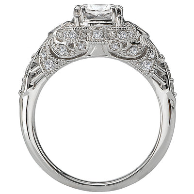 Vintage Semi-Mount Diamond Ring