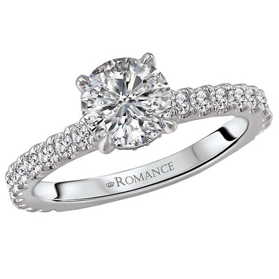 classic semi-mount diamond ring