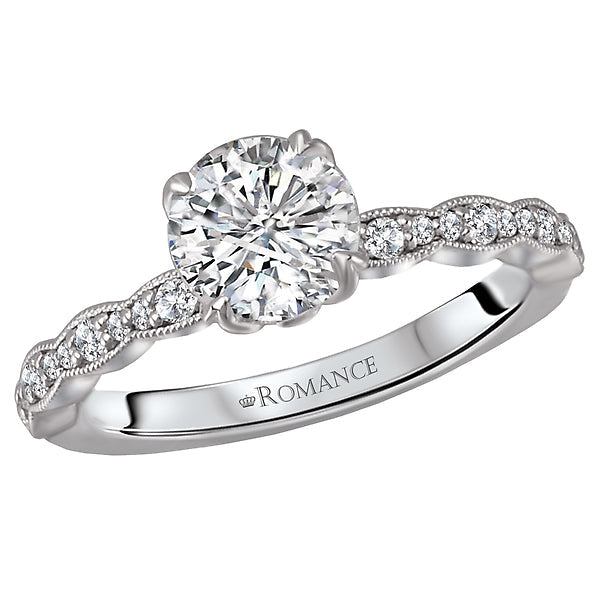 classic semi-mount diamond ring