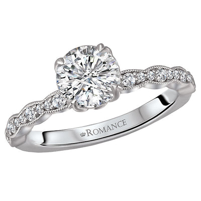 classic semi-mount diamond ring