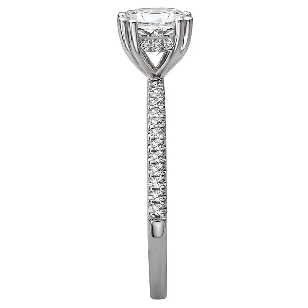 Classic Semi-Mount Diamond Ring