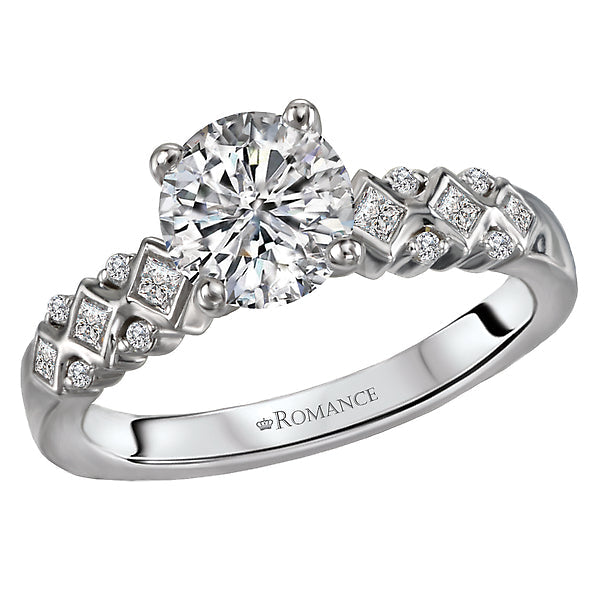 semi-mount diamond ring