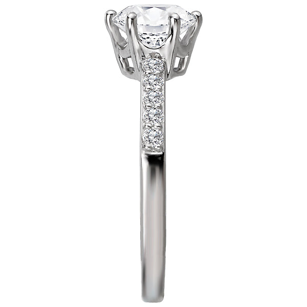 Classic Semi-Mount Diamond Ring