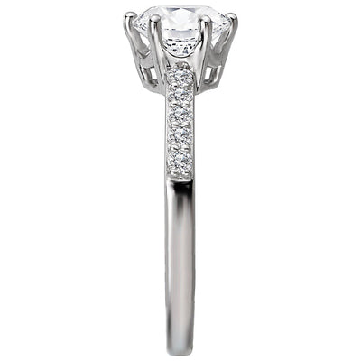Classic Semi-Mount Diamond Ring