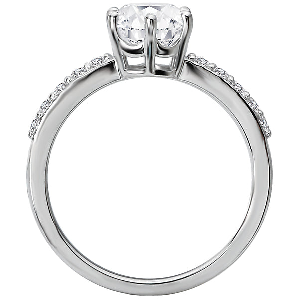 Classic Semi-Mount Diamond Ring