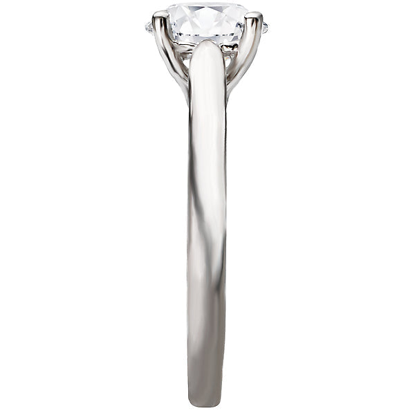 Solitaire Semi-Mount Diamond Ring