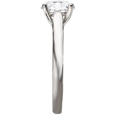 Solitaire Semi-Mount Diamond Ring
