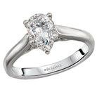 solitaire semi-mount diamond ring