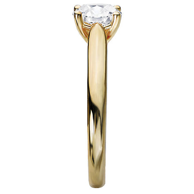 Solitaire Semi-Mount Diamond Ring