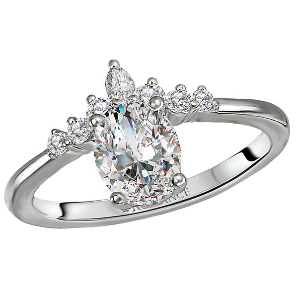 diamond semi-mount engagement ring
