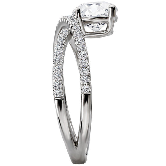 Diamond Semi-Mount Engagement Ring