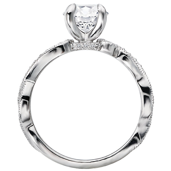 Diamond Semi-mount Engagement Ring