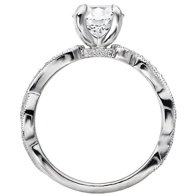 Diamond Semi-mount Engagement Ring