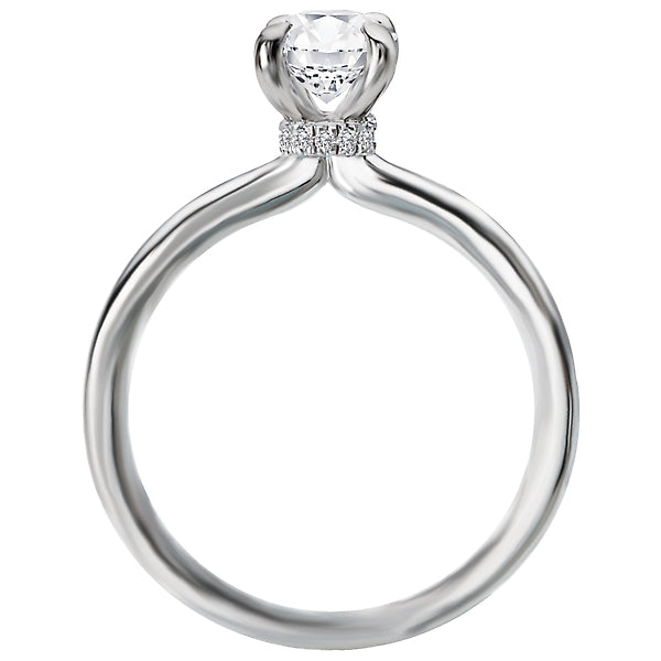 Diamond Semi-Mount Engagement Ring