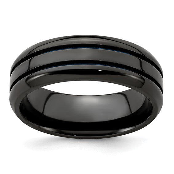 Black Titanium & Blue Anodized
