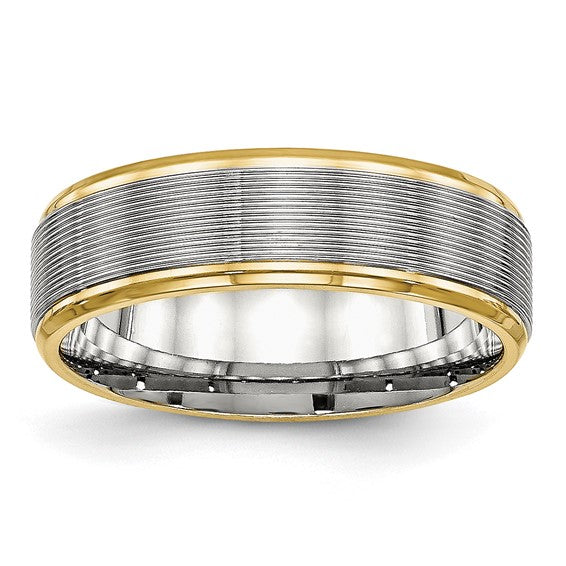 Two Tone Stainless Steel Band