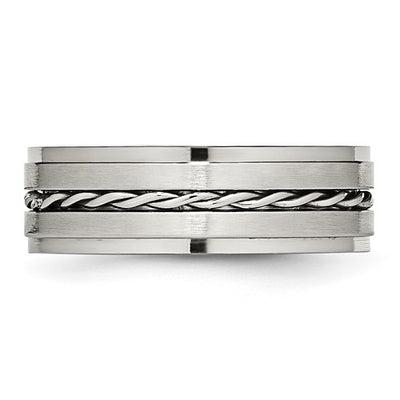 Stainless Steel Twisted Band