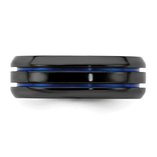 Black Titanium & Blue Anodized