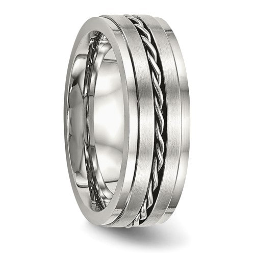 Stainless Steel Twisted Band