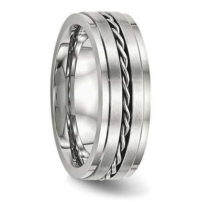 Stainless Steel Twisted Band