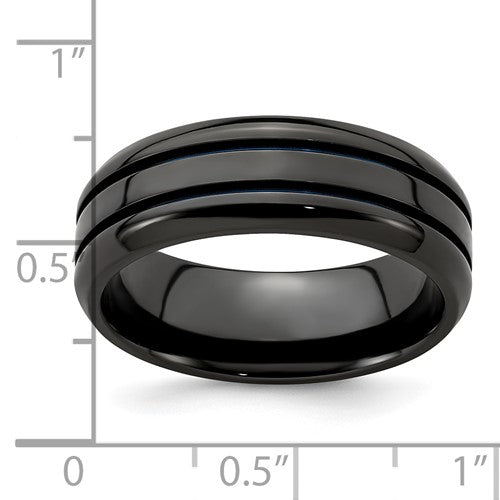 Black Titanium & Blue Anodized