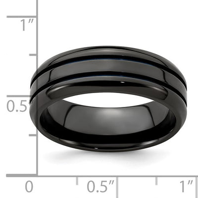 Black Titanium & Blue Anodized