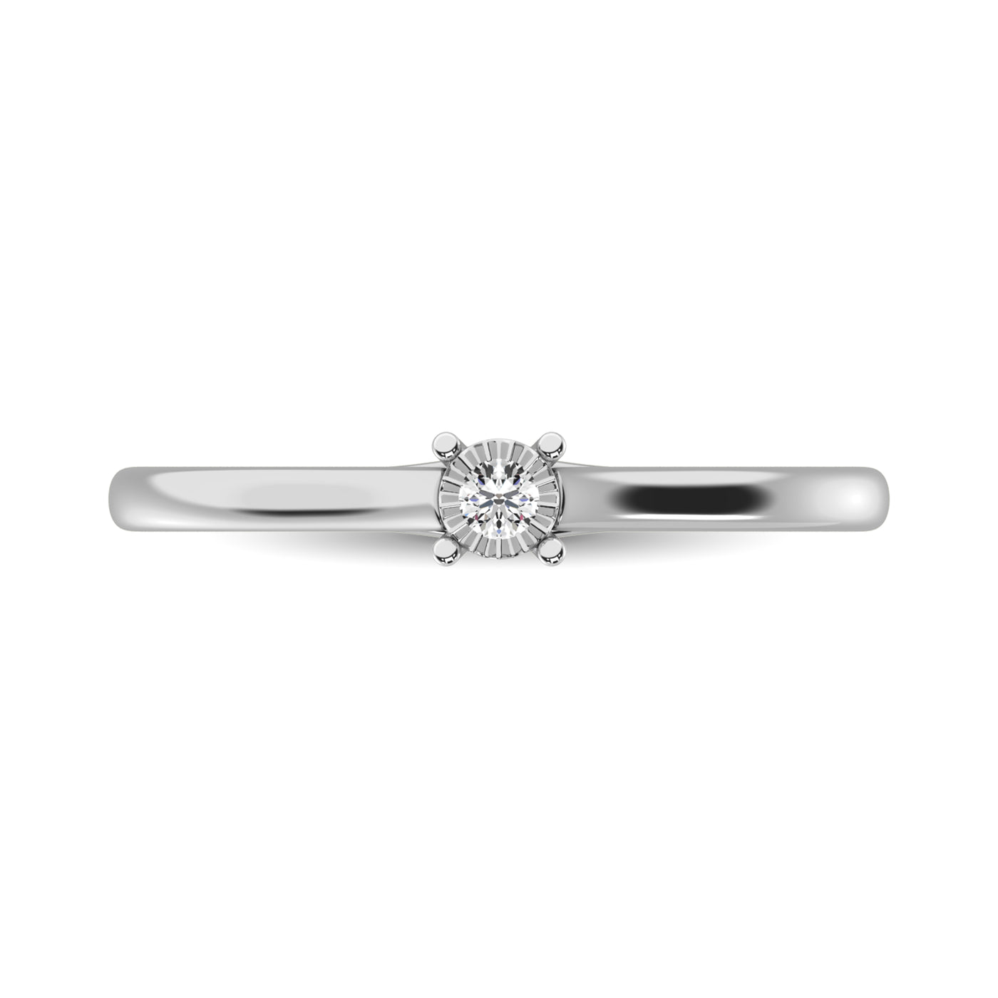 Diamond 1/5 Ct.Tw. Solitaire Ring in 10K White Gold