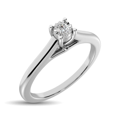 Diamond 1/5 Ct.Tw. Solitaire Ring in 10K White Gold