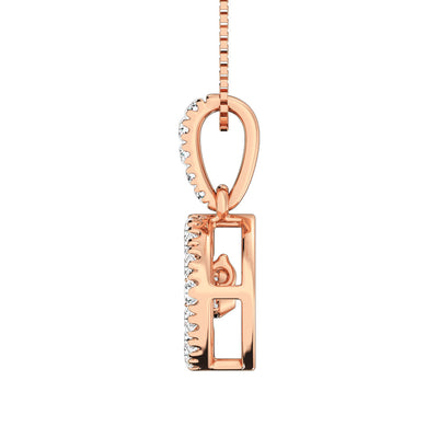 Diamond 3/8 Ct.Tw. Shimmering Fashion Pendant in 14K Rose Gold