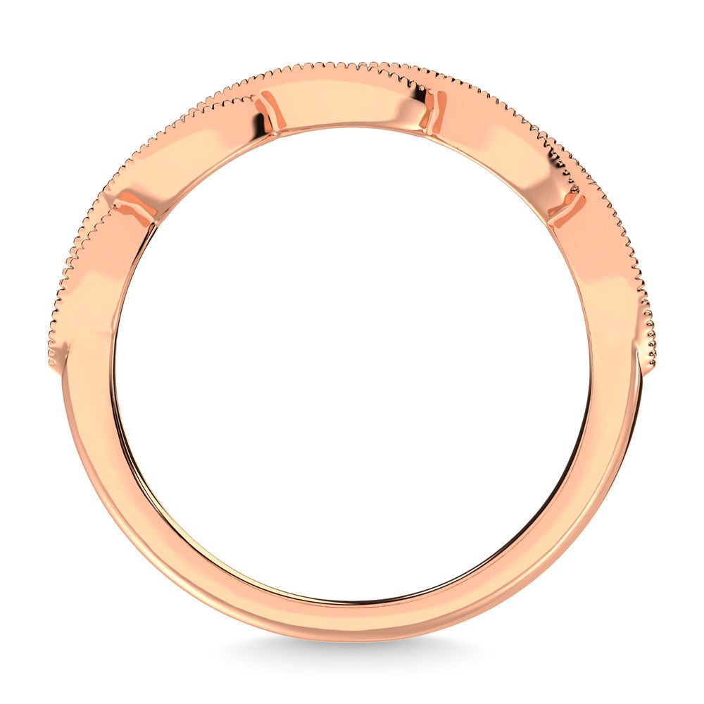 Diamond 1/5 Ct.Tw. Stack Band in 14K Rose Gold