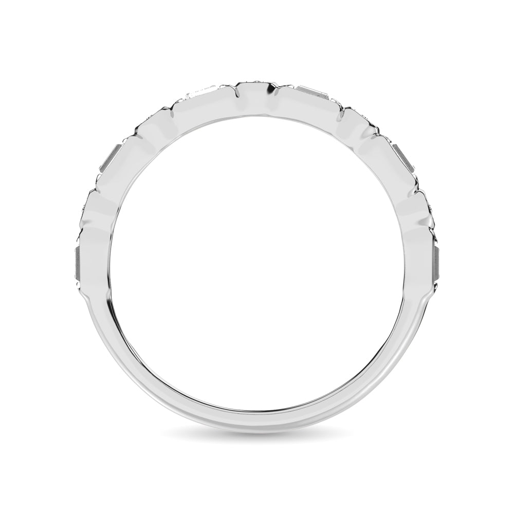 Diamond 1/20 Ct.Tw. Stack Band in 14K White Gold