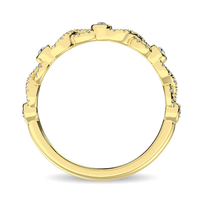 Diamond 1/4 Ct.Tw. Stack Band in 14K Yellow Gold