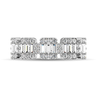 14K White Gold  1 Ct.Tw. Diamond Fashion Ring