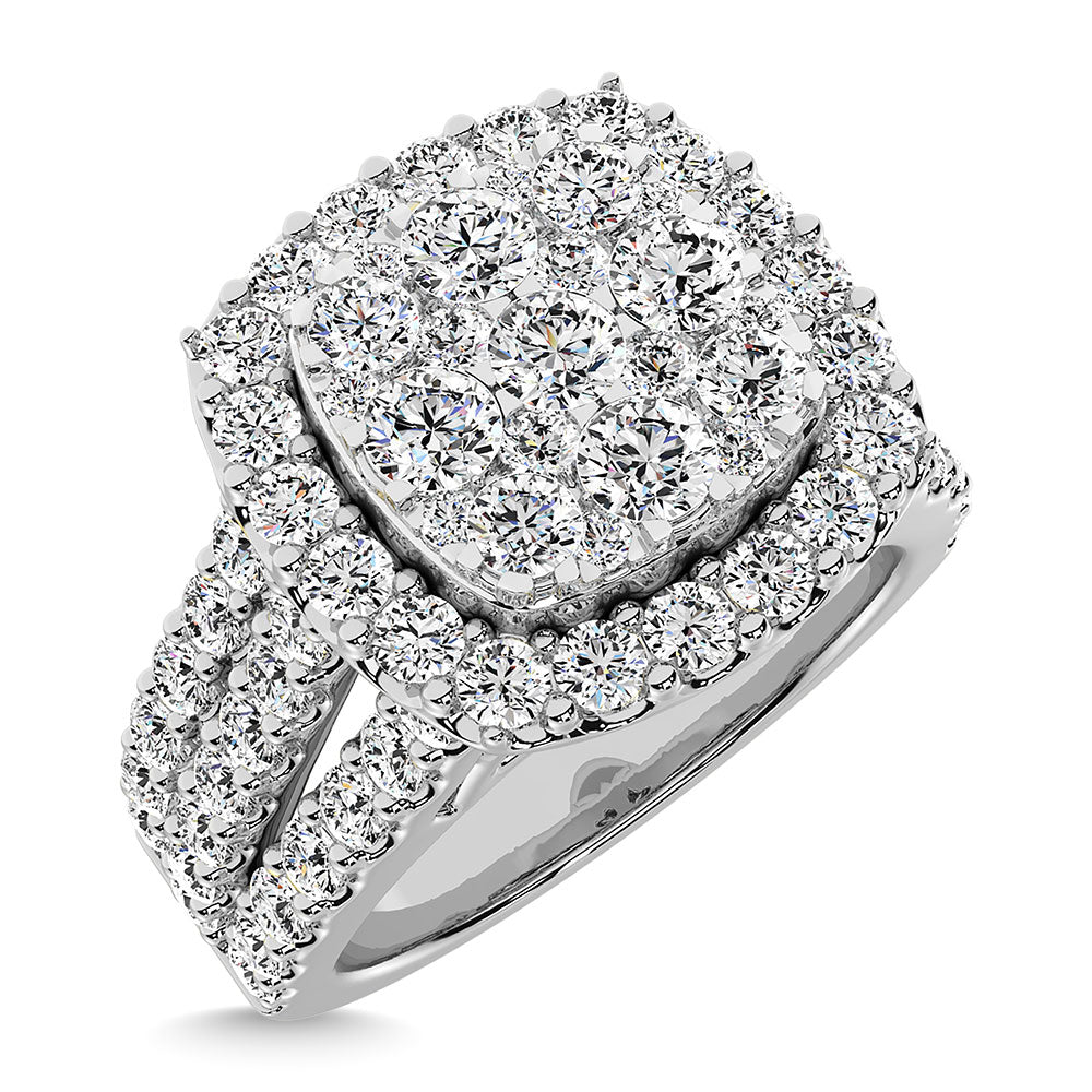 Diamond 2 Ct.Tw.. Engagement Ring in 14K White Gold