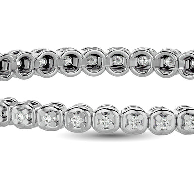 Diamond Tennies  Bracelet 1/3 ct tw in 10K White Gold