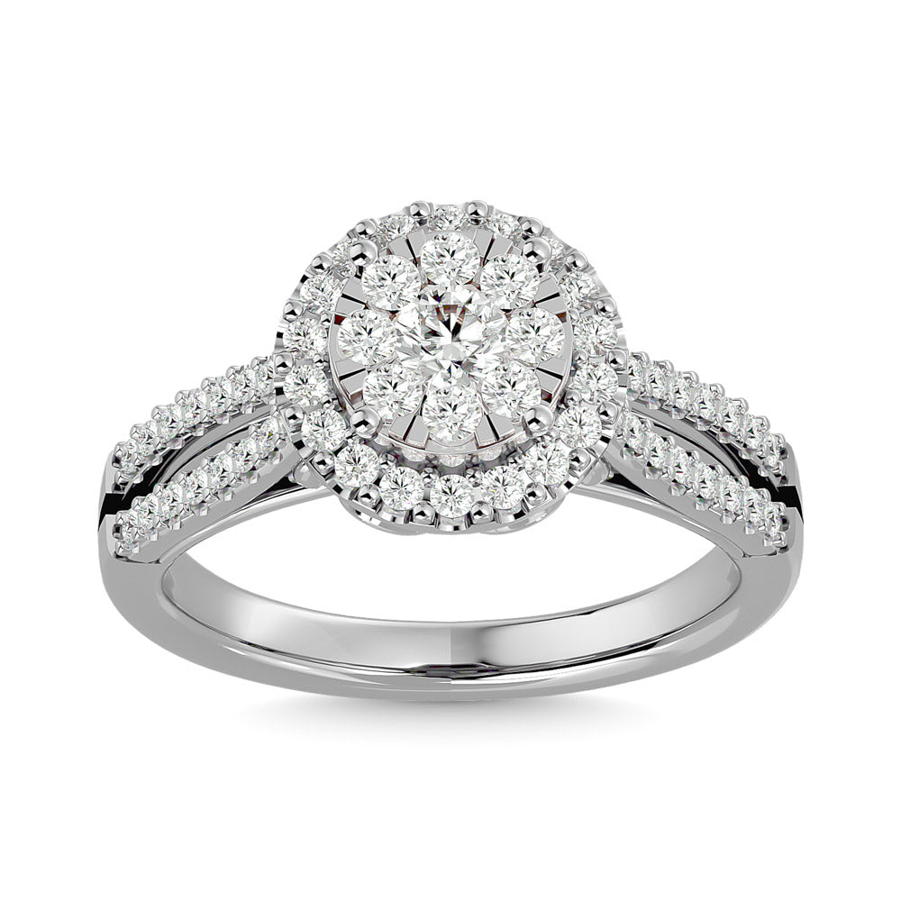 Diamond 3/4 ct tw Engagement Ring in 14K White Gold