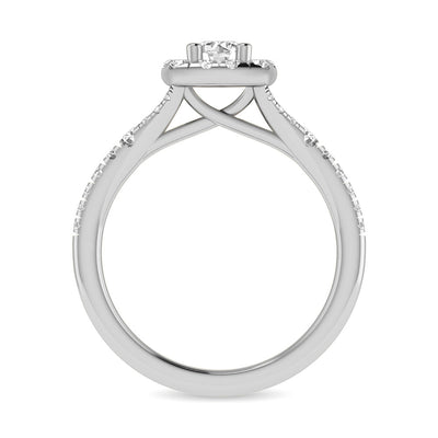 14KT White Gold 1Ct.Tw. Diamond keyani Bridal Ring