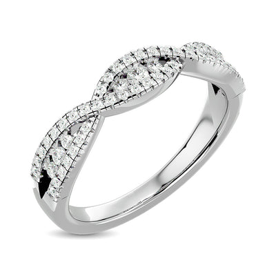 Diamond 1/3 ct tw Stackable band in 14K White Gold