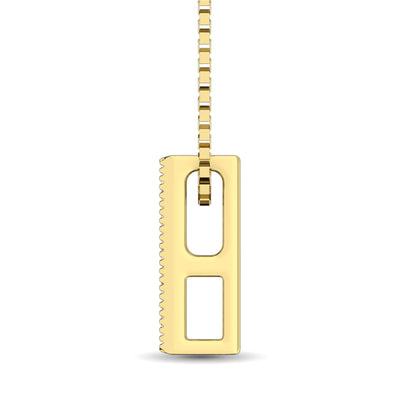 Diamond 1/20 ct tw Fashion Pendant in 10K Yellow Gold