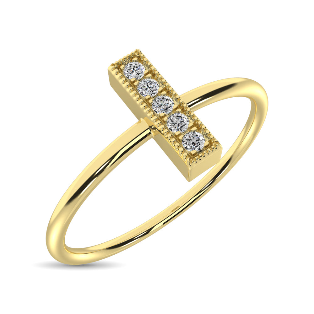 Diamond 1/20 Ct.Tw. Fashion Ring in 10K Yellow Gold