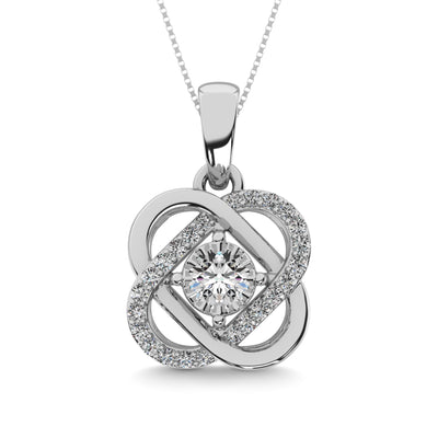 Diamond 1/50 ct tw Fashion Pendant in Sterling Silver
