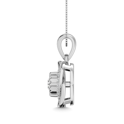 Diamond 1/50 ct tw Fashion Pendant in Sterling Silver