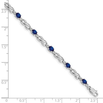 Diamond and Sapphire Bracelet QG