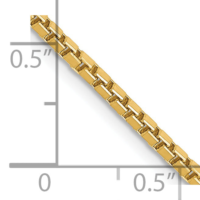 14k 1.9mm Box Chain